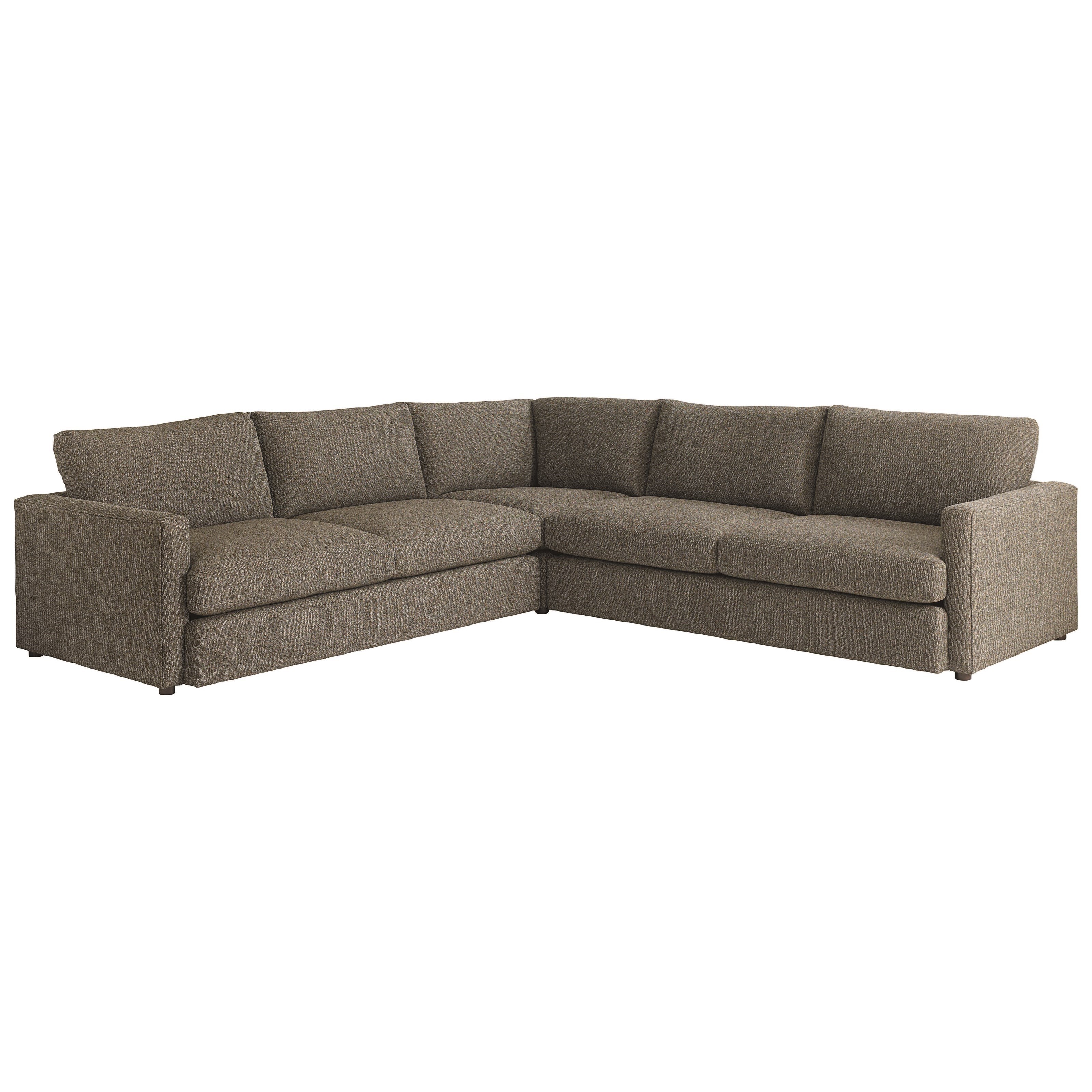 Bassett Allure Contemporary Sectional with 4 Seats Bassett of Cool Springs Sectional Sofas